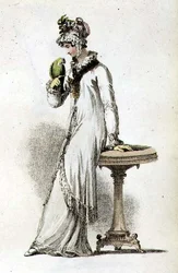 Morgenkleidung, Modeplatte aus Ackermann