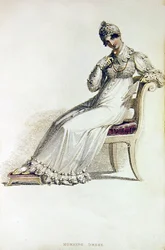 Morgenkleid, Modeplatte aus Ackermann