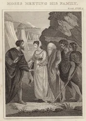 Mose trifft seine Familie