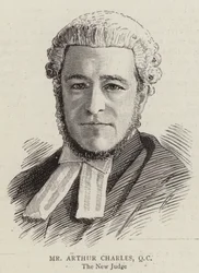 Mr Arthur Charles, QC (Gravur)