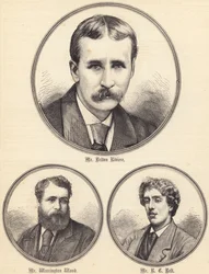 Mr Briton Riviere, Mr Warrington Wood, Mr R C Belt (Gravur)