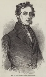Mr. C. Cowan, MP für Edinburgh (Gravur)