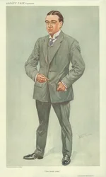 Mr Ernest Shackleton, Der Südpol, 6. Oktober 1909, Vanity Fair Karikatur