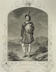 Mr. Macready als Macbeth, Akt I Szene 3, im Stück von William Shakespeare (1564-1616)