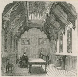 Mr. Russells neues Herrenhaus, Park Lane, London: Der Speisesaal