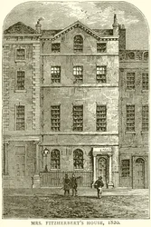 Haus von Mrs. Fitzherbert, 1820