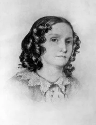 Mrs. Jenkin, nach einer Skizze ihres Sohnes in Genua, 19. Jahrhundert