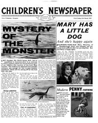 Das Geheimnis des Monsters, Titelseite der 