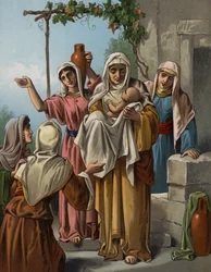 Naomi stillt Ruths Sohn