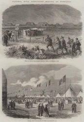 Nationales Schützentreffen in Wimbledon (Gravur)