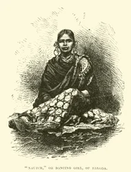 Nautch, oder Tänzerin von Baroda