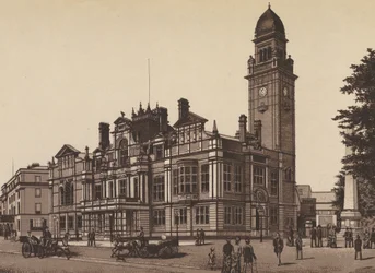 Neues Rathaus, Leamington (Lithografie)