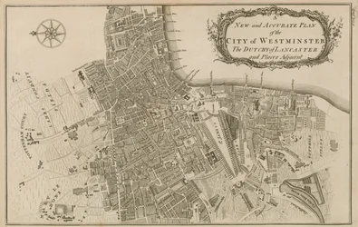 Neuer und genauer Plan der Stadt Westminster, des Herzogtums Lancaster und angrenzender Orte