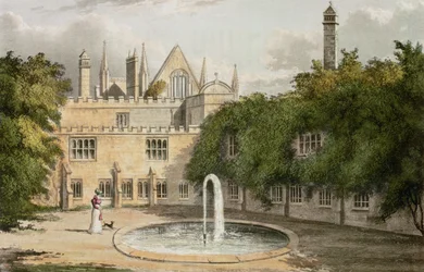 Newstead Abbey, aus R. Ackermanns Repository of Arts, 1827