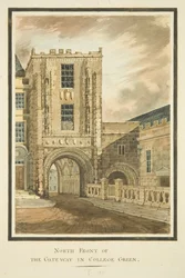 Nordansicht des College-Tors