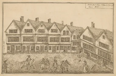 Nordwestansicht des St. Pauls Kirchhofs