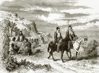 Nusssammeln auf dem Berg Athos