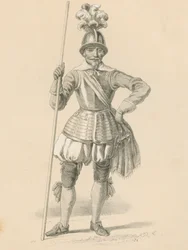 Offizier der Pikenier, 1650