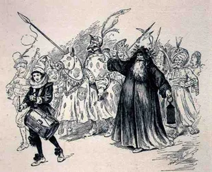 Alte Weihnachtsprozession
