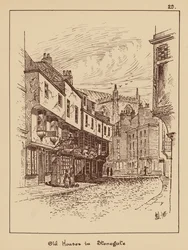 Alte Häuser in Stonegate