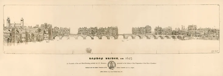 Alte London Bridge, 1627
