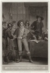 Oliver Cromwell löst das Lange Parlament auf