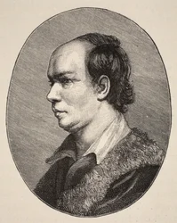 Oliver Goldsmith, Illustration aus Die Kirche von England: Eine Geschichte für das Volk von H.D.M. Spence-Jones, veröffentlicht um 1910