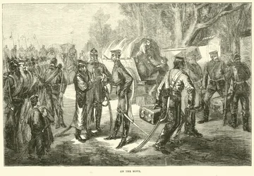 Unterwegs, Januar 1871