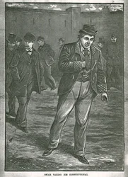Oscar Wilde bei seinem Spaziergang