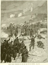 Osman Pascha versucht, sich aus Plewna durchzuschlagen