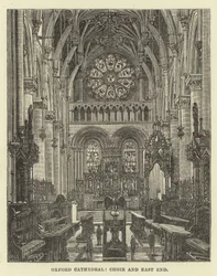 Oxford Kathedrale, Chor und Ostende