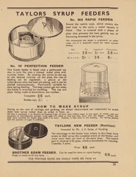 Page Taylors Bienenbedarfskatalog
