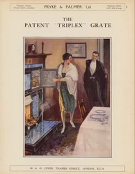 Seite aus dem Pryke & Palmer Ltd Katalog, um 1930 (Farblithografie)