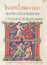 Seite aus der Winchester-Bibel, ca. 1150-80