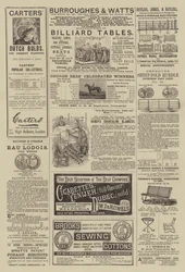 Seite mit Anzeigen (Gravur)