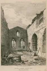 Painted Chamber, Blick nach Osten, Westminster Palace, London