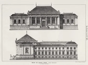 Palais de Justice, Havre, Seine Inferieure