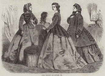 Pariser Mode für Januar