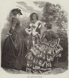 Pariser Mode für Oktober (Stich)