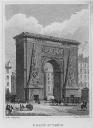 Paris, Porte St Denis (Gravur)