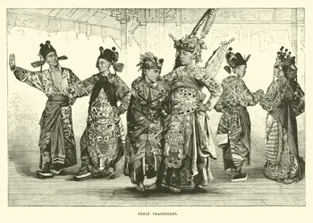 Pekinger Tragödienschauspieler