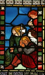 Menschen, die St. Paulus predigen in Athen zuhören