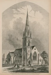 Perspektivische Ansicht der Christ Church