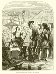 Peter der Zar empfängt Besucher in der Werft