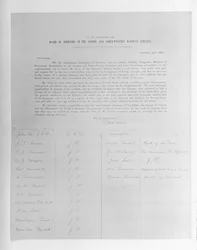 Petition an die Direktoren der London and North-Western Railway Company im Namen eines Mitarbeiters, der wegen Sehschwäche entlassen wurde, 1861