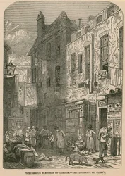 Malerische Skizzen von London - The Rookery, St Giless