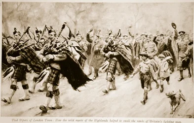 Die Rattenfänger von London: Wie die wilde Musik der Highlands half, die Reihen der britischen Kämpfer zu füllen, 1914-19