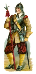 Pikenier, zur Zeit von Oliver Cromwell