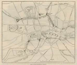 Plan der Metropolitan Railway