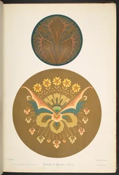 Tafel iv, aus Studien im Design. [60 farbige Tafeln.]